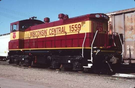 Wc 1559 Sw-1500 Neenah Wi (Wisconsin Central) Original Slide 05-27-94 T7-3