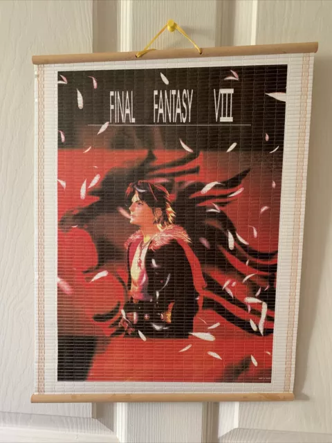 Final Fantasy VIII BAMBOO WALL SCROLL ART Squall Leonhart