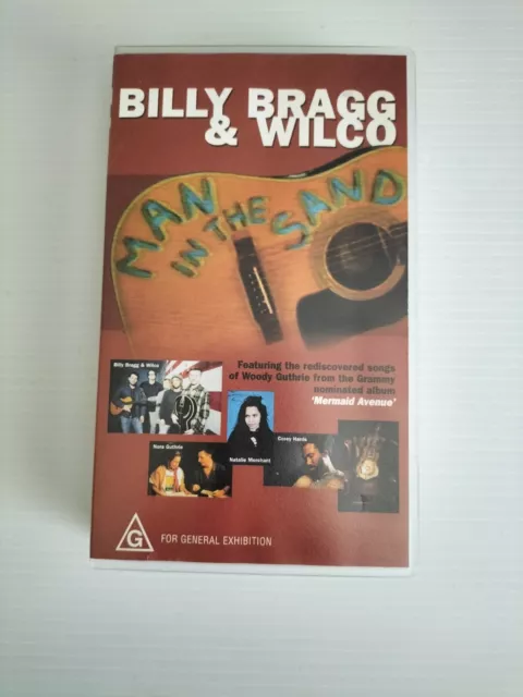 Billy Bragg & Wilco Man In The Sand Vhs Tape (Rare Australian Version)