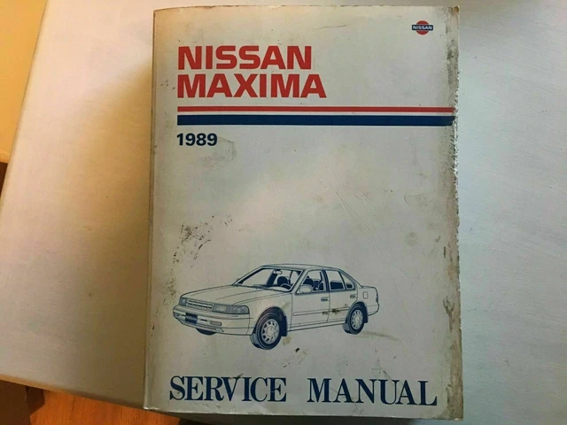 1989 NISSAN MAXIMA Service Repair Workshop Shop Manual Factory OEM - BB4