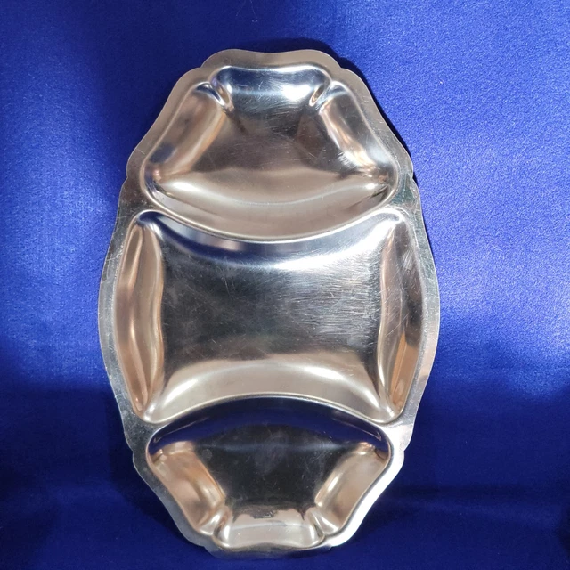 GRAND PLATEAU OU Plat De Service Inox Massif 18/10 Guy Degrenne 55 cm X 24,5 cm EUR 22,50 - FR