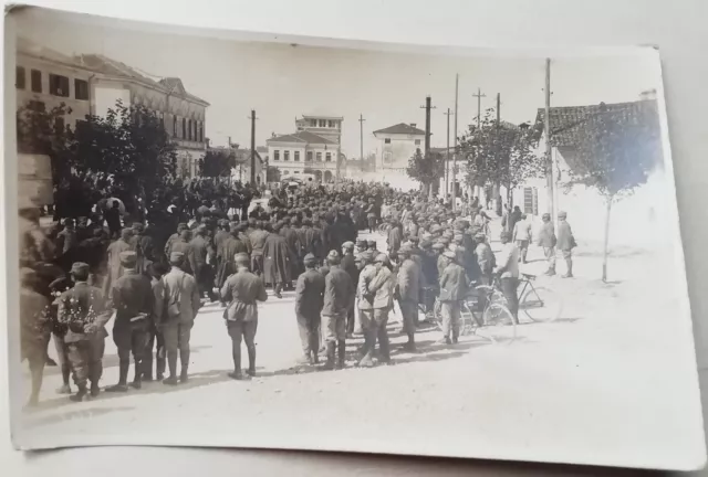 Fotografia Prima Guerra Turriaco Gorizia Ww1 Prigionieri Austriaci Regio Foto