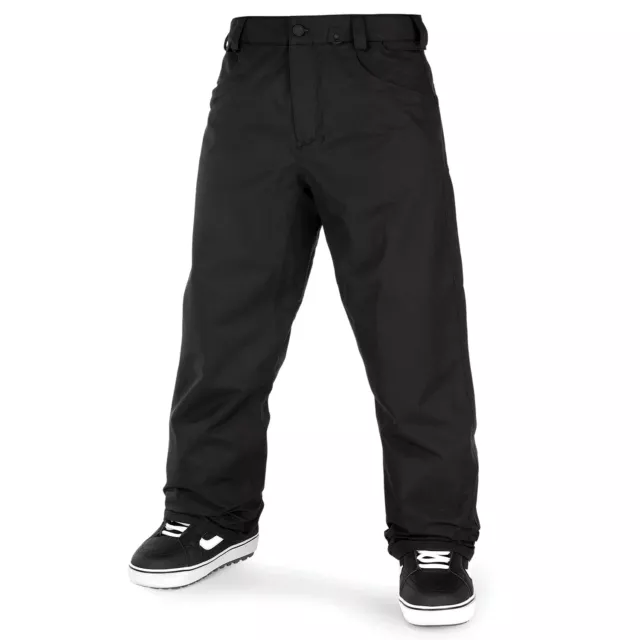 VOLCOM Mens 2023 Snowboard Snow - 5 POCKET PANTS - BLACK