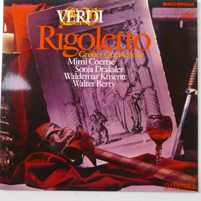 Argeo Quadri Verdi Rigoletto Großer Querschnitt Baccarola LP-5841
