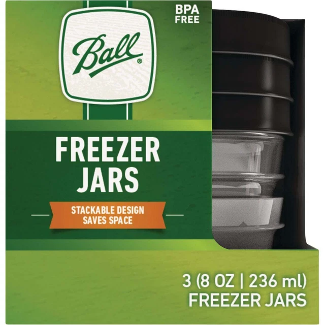 Ball 1/2 Pint Freezer Jar (3-Pack) 1440080102 Ball 1440080102 8 Oz. 014400801020 Ball 1/2 Pint Freezer Jar (3-Pack) 1440080102 Ball 1440080102 8 Oz. 014400801020