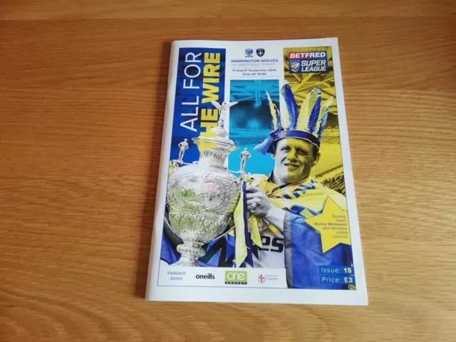 2019 Warrington Wolves v Wakefield Trinity