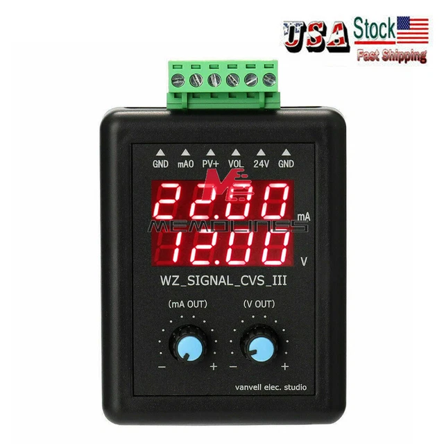 ADJUSTABLE 4-20MA SIGNAL Generator 0-10V Constant Current Source ...