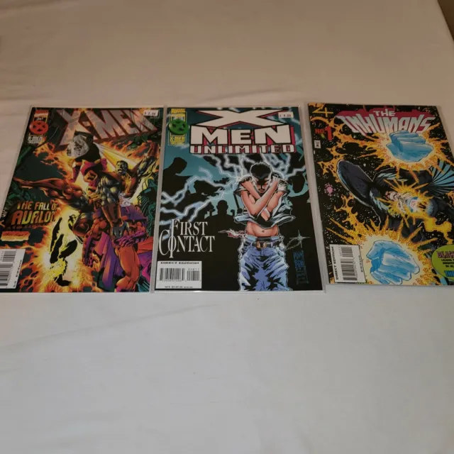X-Men Unlimited First Contact Vol. 1 #8 , Inhumans #1 1995 
