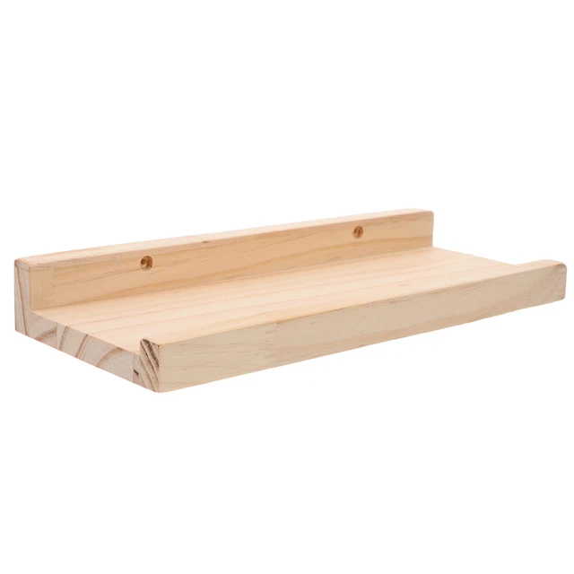 Scaffali Galleggianti In Legno Ad Angolo A Parete Parete,rustico - Foto 7