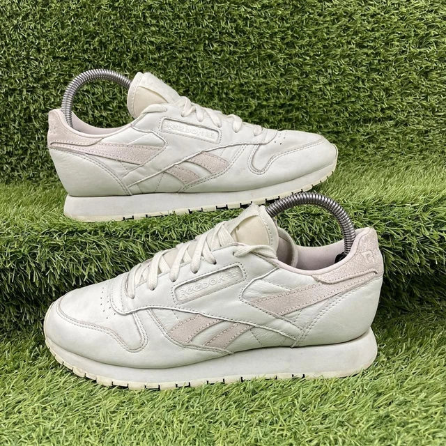 Reebok x FACE Stockholm Classic Leather Spirit White Pink Trainers Size UK 5