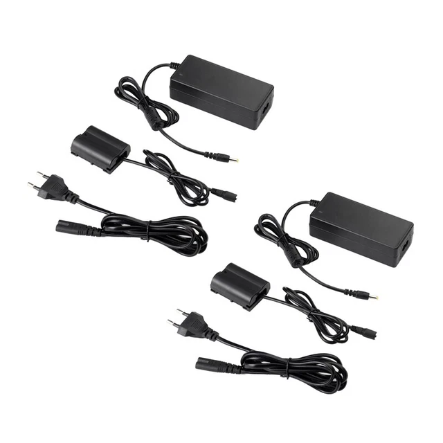2X EH-5 Plus EP-5B Fuente de alimentación acoplador de CC Cámara Cargador para EN-EL15 / para D7O9O1