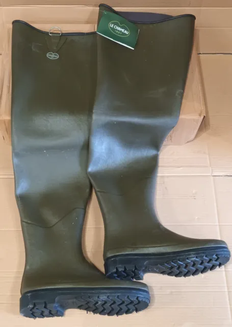 LE CHAMEAU SELUNA DA Waders / Thigh Wellington Boots (UK 9 / EUR 43) Vert  NEW £125.00 - PicClick UK