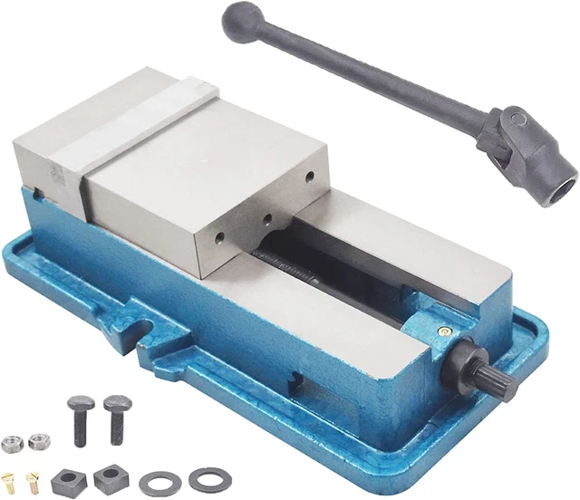 3 Inch Heavy Duty Milling Machine Vise, Ductile Iron Precision Lock Do