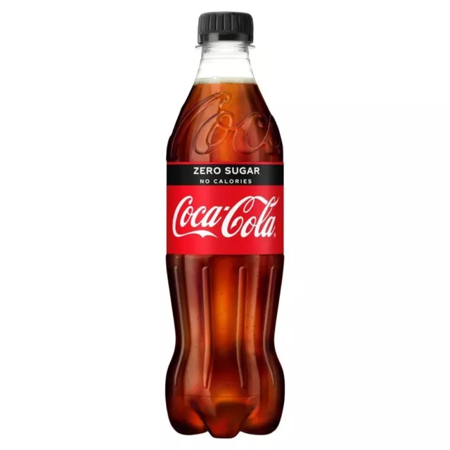 Coca-Cola 'Coke' Zero Sugar 12 X 500Ml P.e.t Bottles Carbonated Soft Drinks