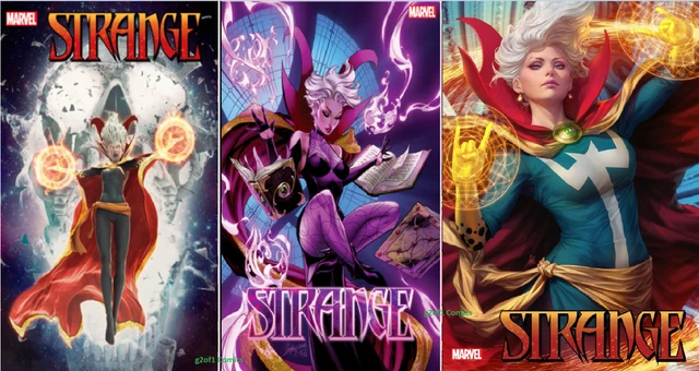 Strange #1 Cover A - Variant 3 PACK SET Artgerm- J Scott Campbell 2022 NM