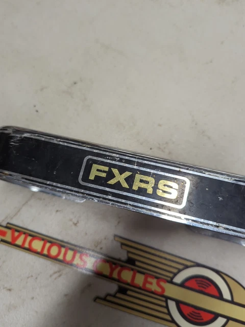 HARLEY DAVIDSON FXRS Fxr Front Fork Cover With Gold Letters $93.22 ...