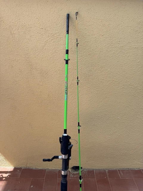 Canna Da Pesca Tornado 4m – Azione 10-25g, Per Mare, Lago E Fiume, Pesca A Fondo