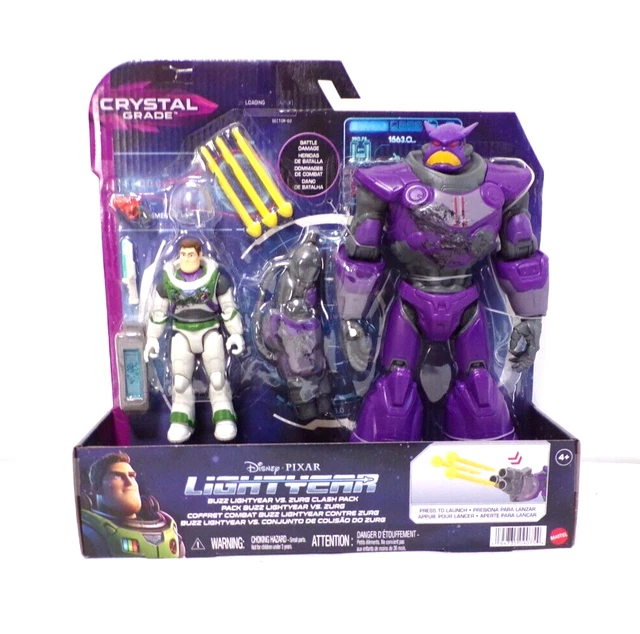 MATTEL DISNEY PIXAR Lightyear BUZZ LIGHTYEAR VS. ZURG CLASH PACK ...