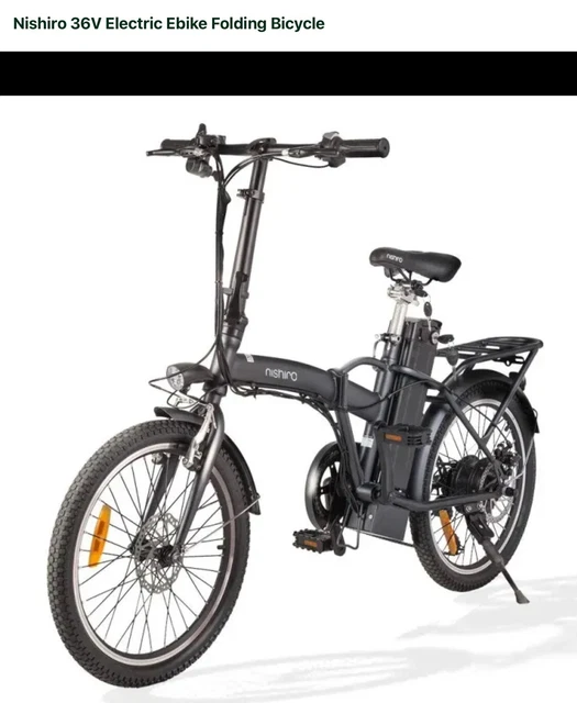 nishiro cityhop ii folding electric bike