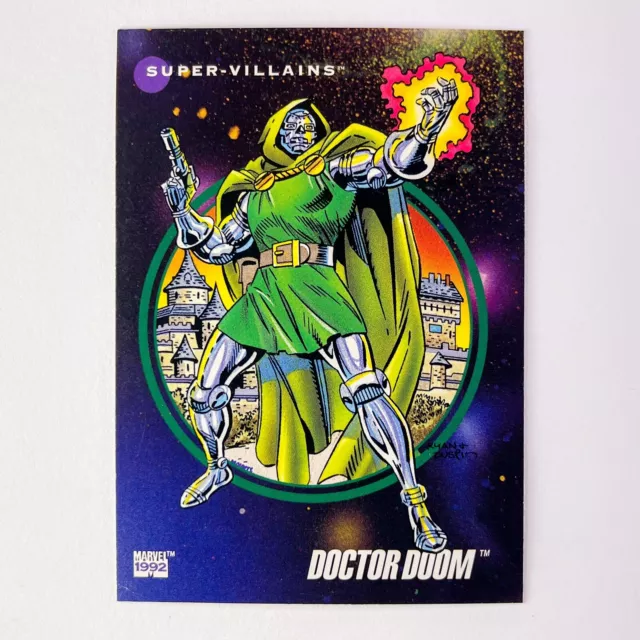 Marvel Impel 1992 Doctor Doom Super-Villains Card 111 Series 3 MCU Fantastic 4