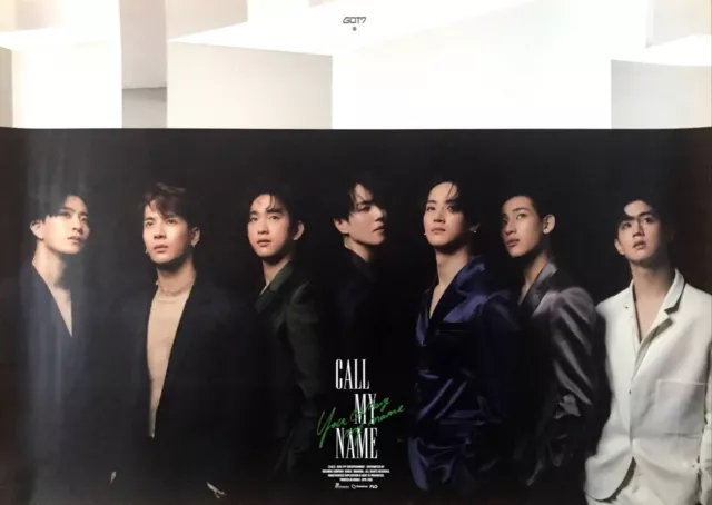 Got7 Call My Name Album Official Poster In Tube - Version C