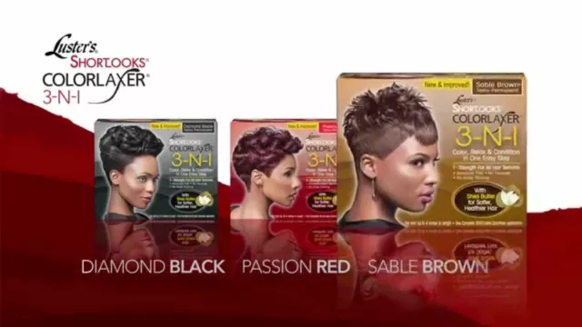 2x Luster’s Shortlooks ColorLaxer 3-N-1 Hair Relaxer Kit  Relax & Colour