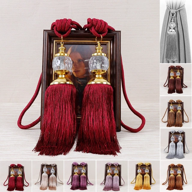 2x luxury guard backrest rope tie tassels ties bales decoration