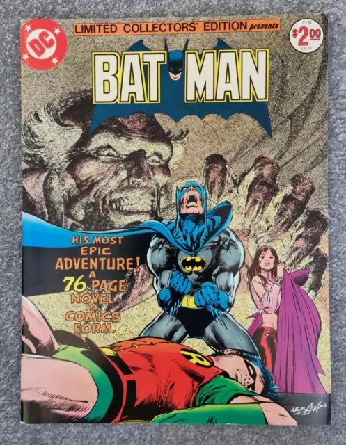 DC  LIMITED COLLECTORS  EDITION presents BATMAN 1977