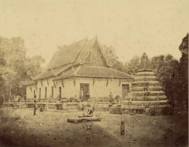 Photo Anonyme Albumen Cambodge ? Birmanie ? Vers 1880