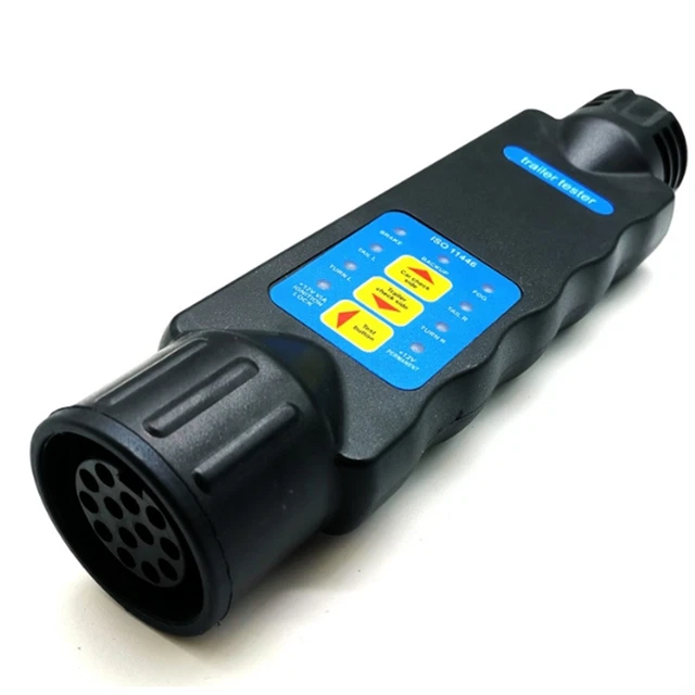 Testeur Remorque 7/13 Broches Rechargeable - Contrôleur D'Éclairage Pour Voiture Et Caravane