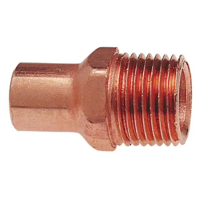 NIBCO 6042 1 Adapter,Wrot Copper,1" Tube,FTGxMNPT