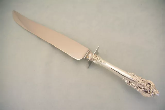 Wallace Grande Baroque Sterling Silver 13-3/4" HH Carving Knife No Monogram