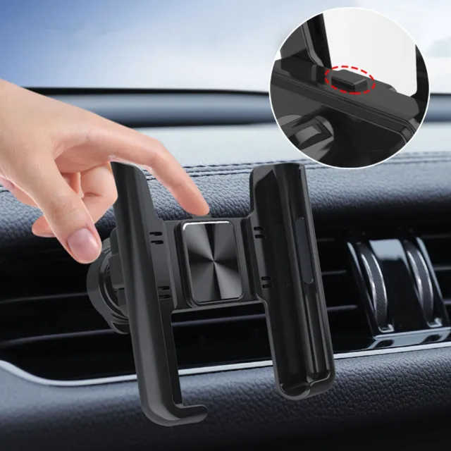 Gravity Car Phone Holder 360° Rotation Stand Holder Air Vent Clip Mount Supports