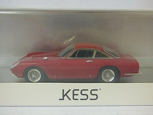 Miniature Kess – Ferrari 250 GT Lusso Speciale Meade 1963 – Rouge, échelle 1/43, Résine