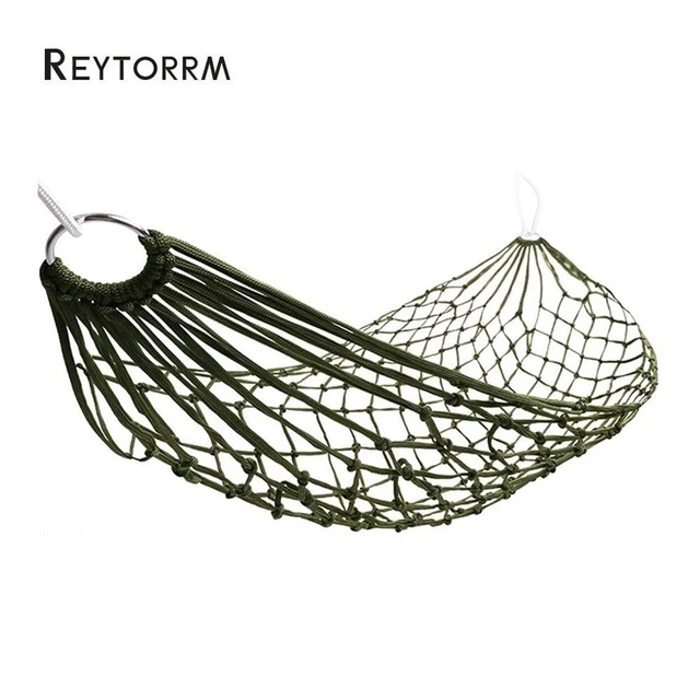 Hamac Portable En Maille De Nylon Lit  Balançoire  Pour Camping De Plein Air Eté
