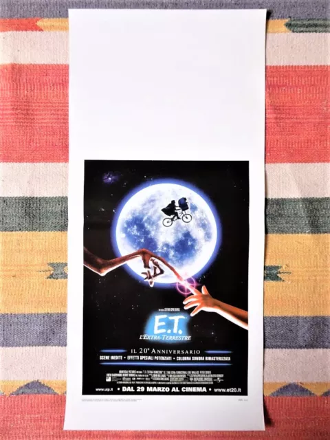 Locandina ET L'EXTRATERRESTRE Steven Spielberg Poster Cinema Originale E.T. 1982