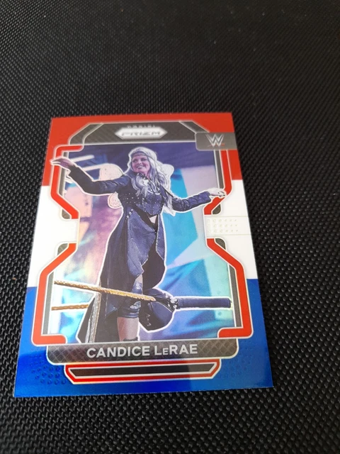 panini wwe prizm Candice Lerae Red White Blue Prizm