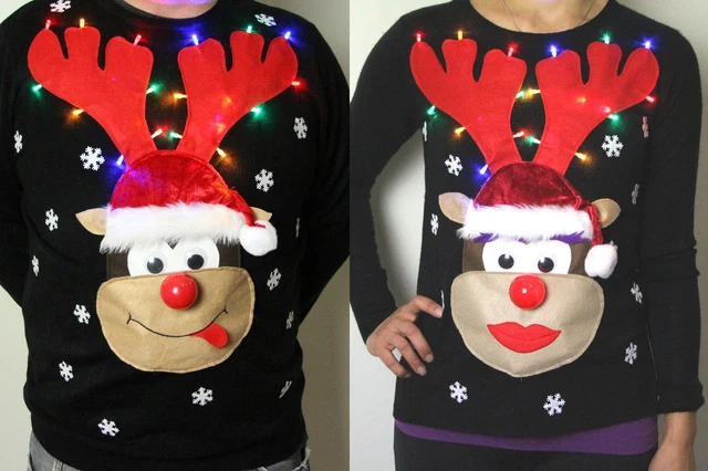 Light up christmas jumper mens deals