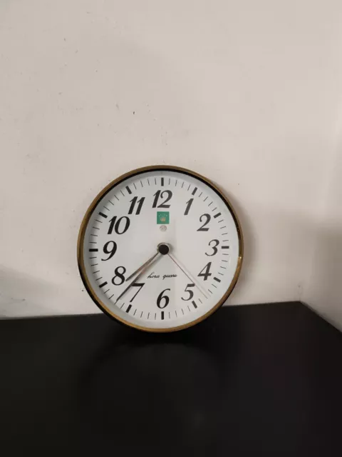 orologio da muro pubblicitario vintage industrial
