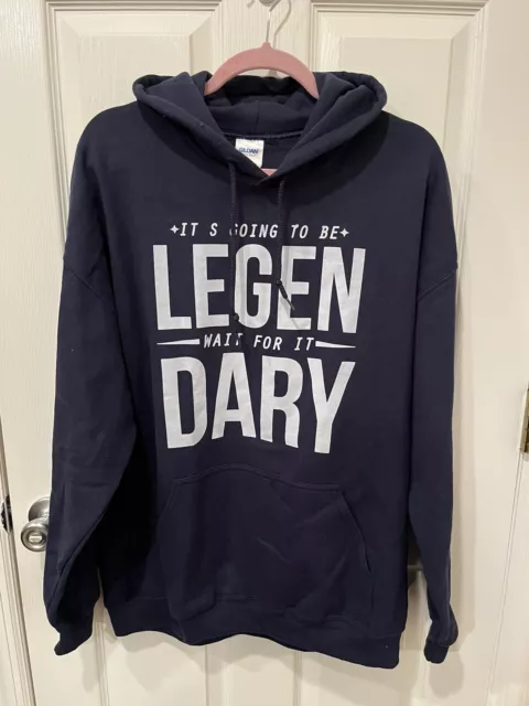 How I Met Your Mother Sweatshirt Its Going To Be Legen Wait For It Dary Navy XL