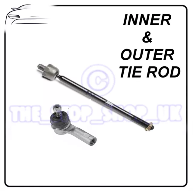 FORD SIERRA 87-93 LEFT Inner & Outer Tie Rod End Steering Track Rod