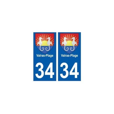 Autocollant Plaque Immatriculation Bandol 83 - Dimensions Officielles 4.5x9.8 Cm - Résistant Lavage, UV - Garantie 7 Ans - 9