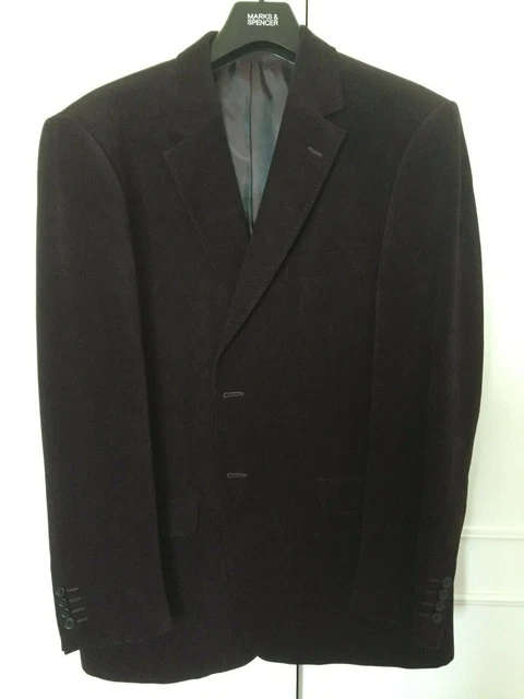 M&s velvet jacket mens hotsell