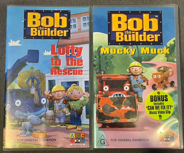 BOB THE BUILDER Lot Of 7 VHS PAL Video Tapes ABC Kids Rare £24.11 ...