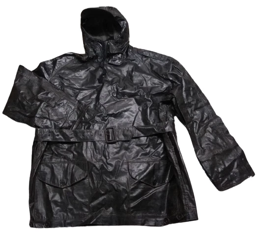 Pvc Smock VINTAGE 1950S/60S SMOCK Naval Foul Weather PVC Deck Jacket British ...