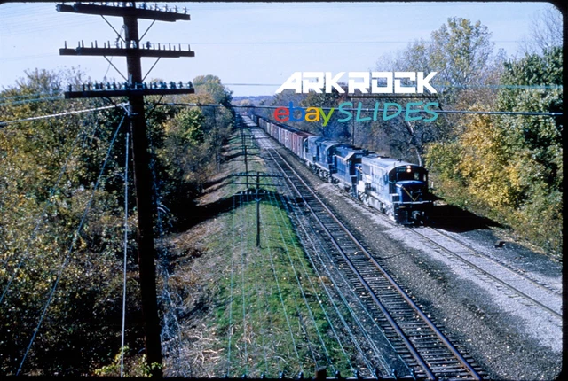 WABASH RAILROAD SLIDE U25B 509 RAILROAD 35mm WAB