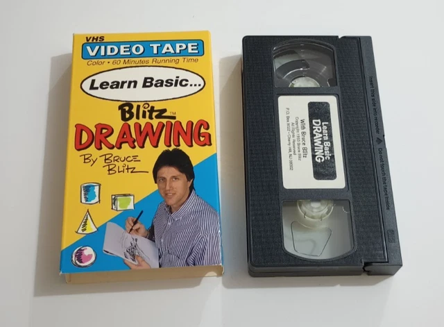 LEARN BASIC BLITZ Drawing Bruce Blitz [VHS 1989] £5.64 - PicClick UK