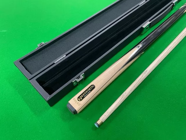 Clear Wentworth Ash Timber Pool Cue + Black Case Combo