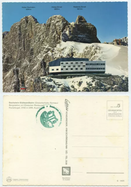 66110 - Dachstein-Southwallbahn - mountain station - old postcard