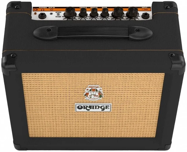 Orange Crush Mini 3-Watt Micro Amplifier, 8-Ohm Output Guitar Combo Amp- Black